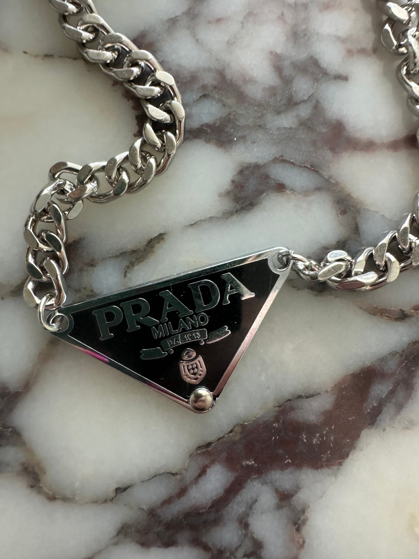 Isabella Triangle Tag Pendant